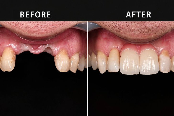 Complex Implant Esthetic Rehabilitation Using EXOCAD and Zirconia